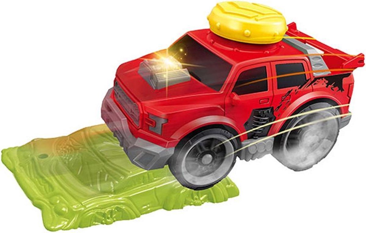 Luna Speelgoedauto Power Monster 23 X 10 Cm Rood/groen 2-delig