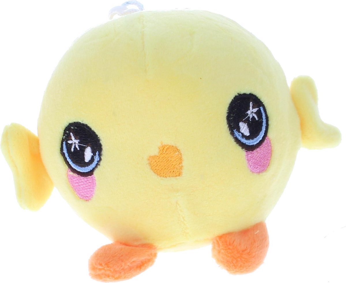 Luna Squishy Pluchen Figuur Sleutelhanger ∅10 Cm Geel