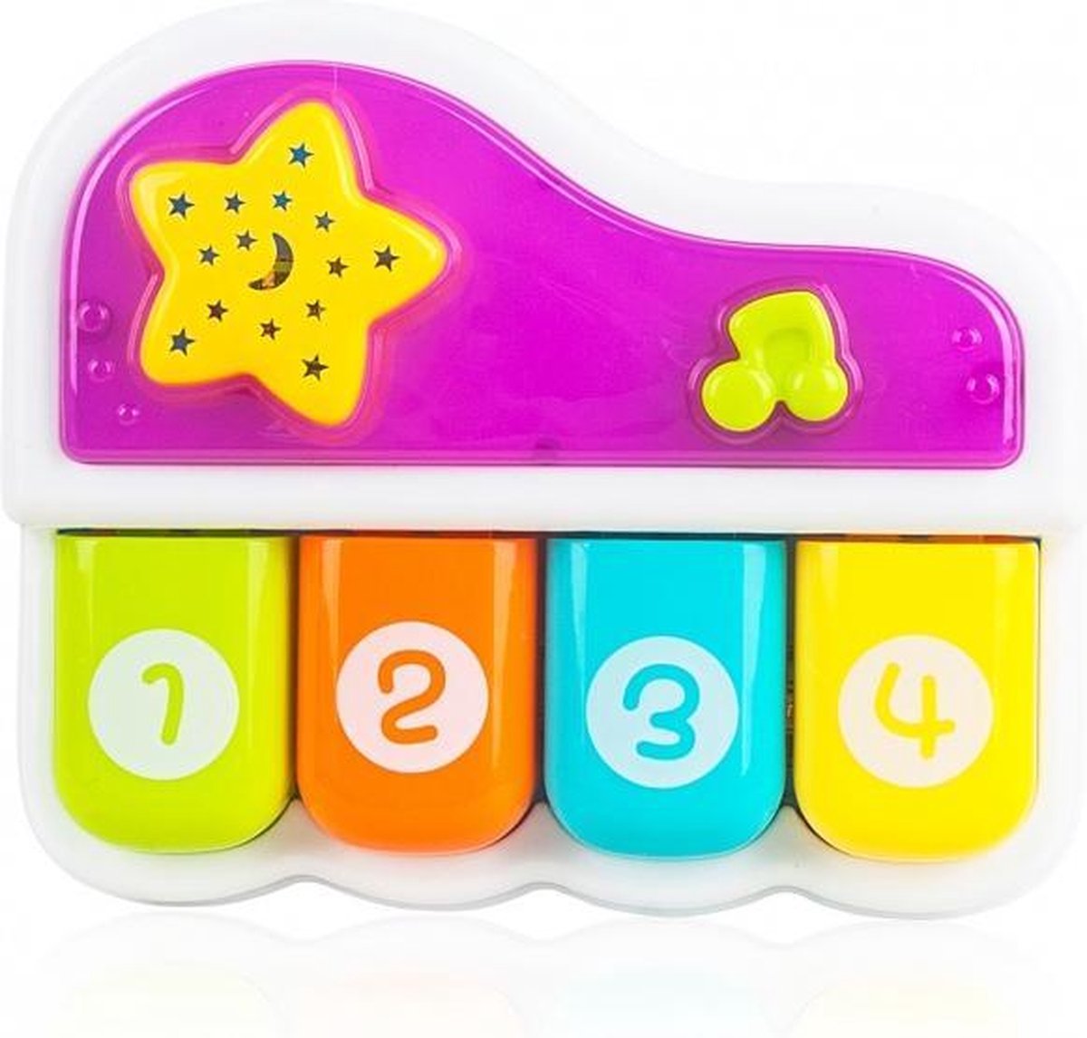 minipiano junior 15 cm multicolor