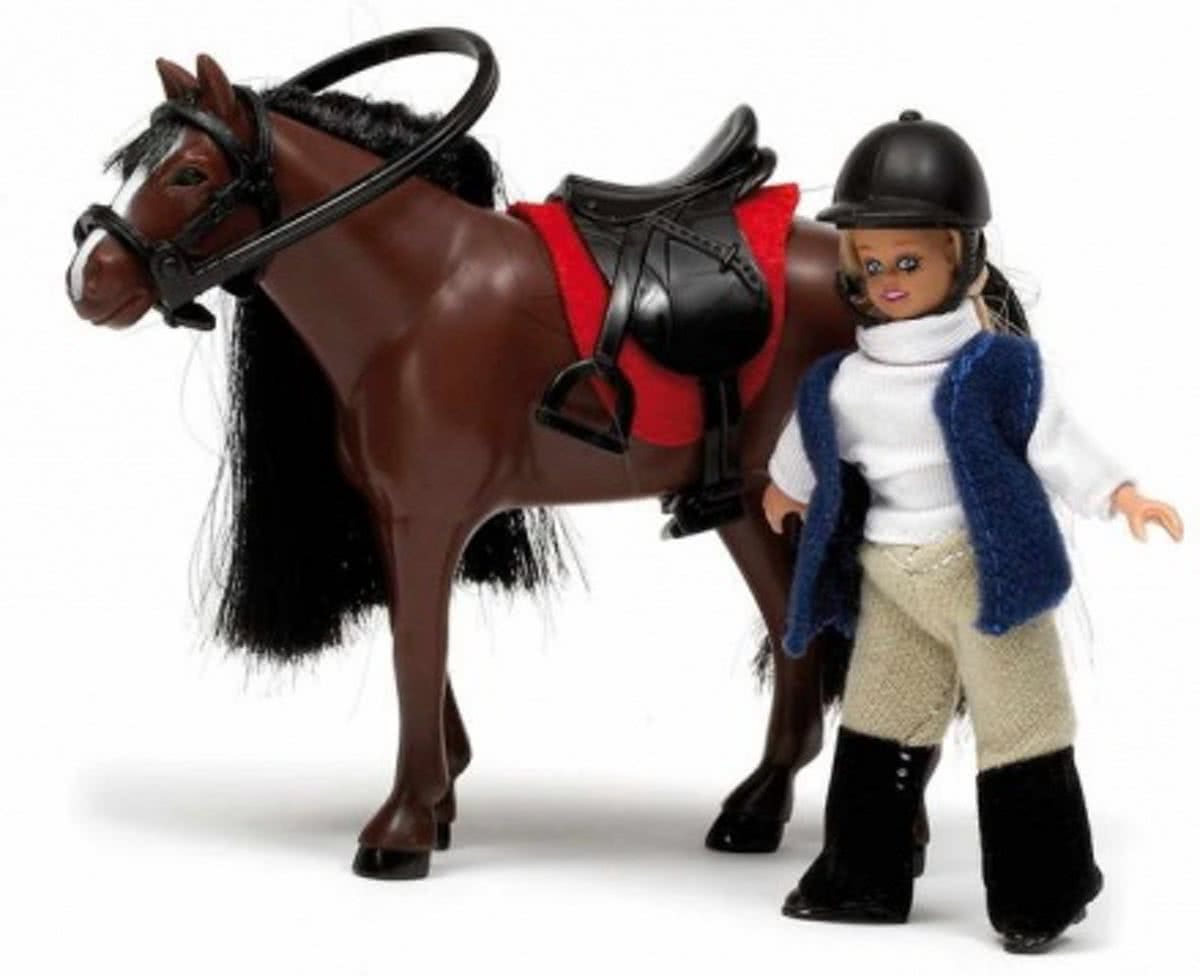 Lundby Smaland meisje met paard