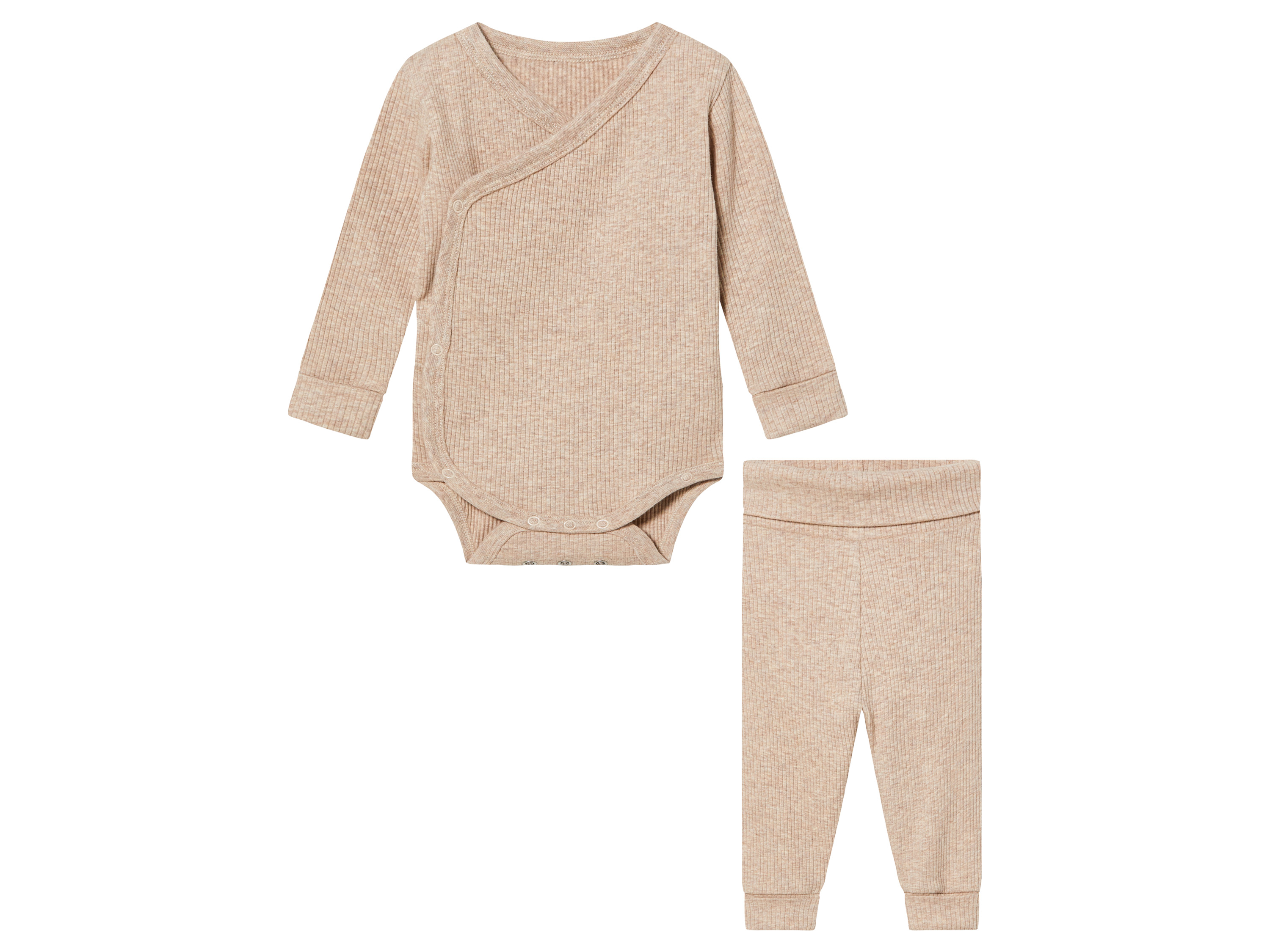 lupilu Baby meegroeiset, 2-delig (74/80, Beige)