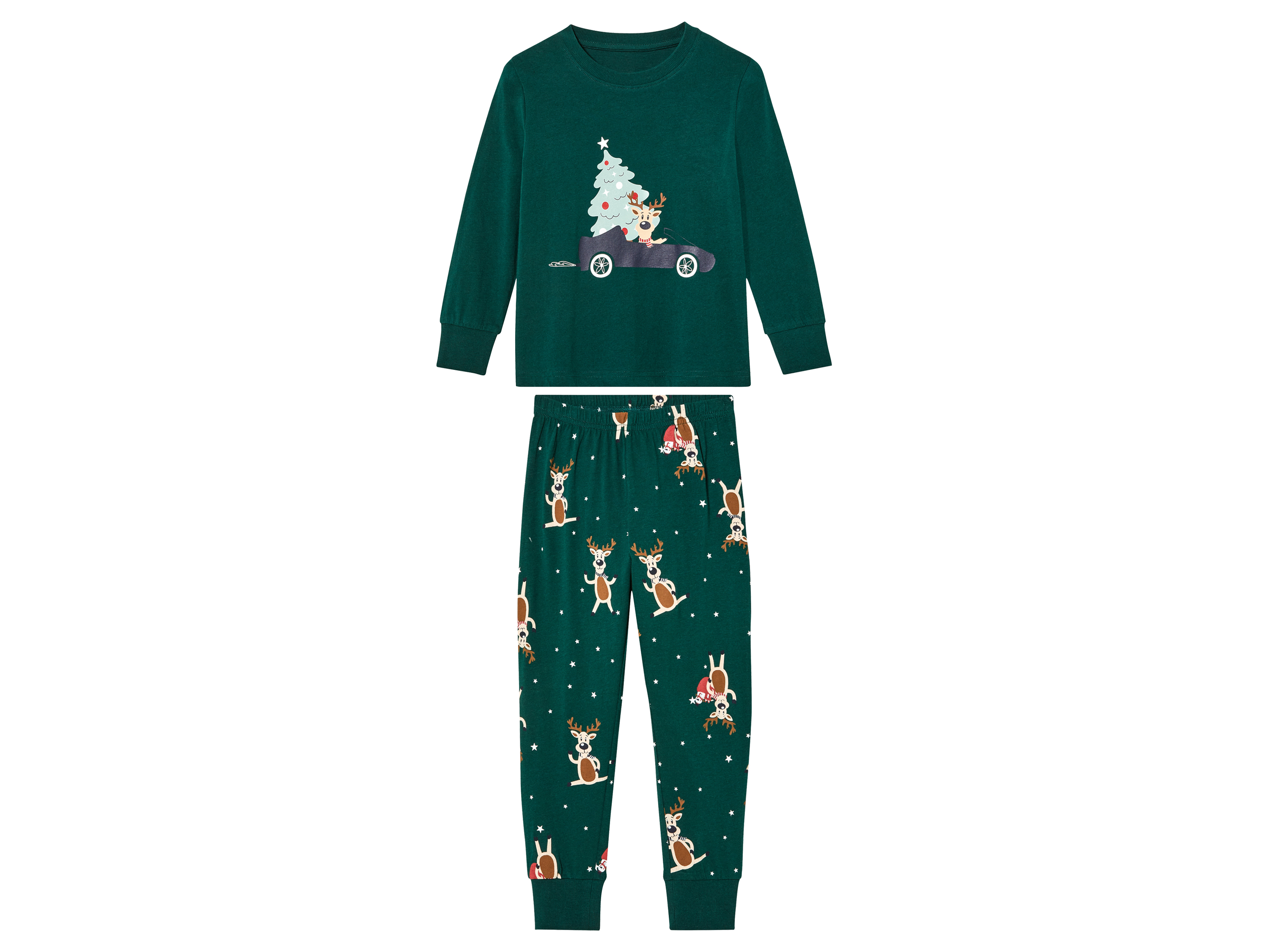 lupilu Kinderkerstpyjama (98 - 104, Groen)