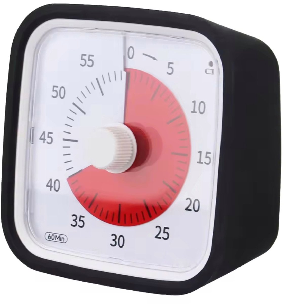   - Visuele Klok - Timer Aftelklok Leerlijn voor Kinderen - Werk Basisschool Leraren Klas - Leer Klok   KinderKlok 60 Minuten - Aftel Kookwekker Countdown - ADD ADHD TOS LVB Autisme Slechtzienden - Management Back to School