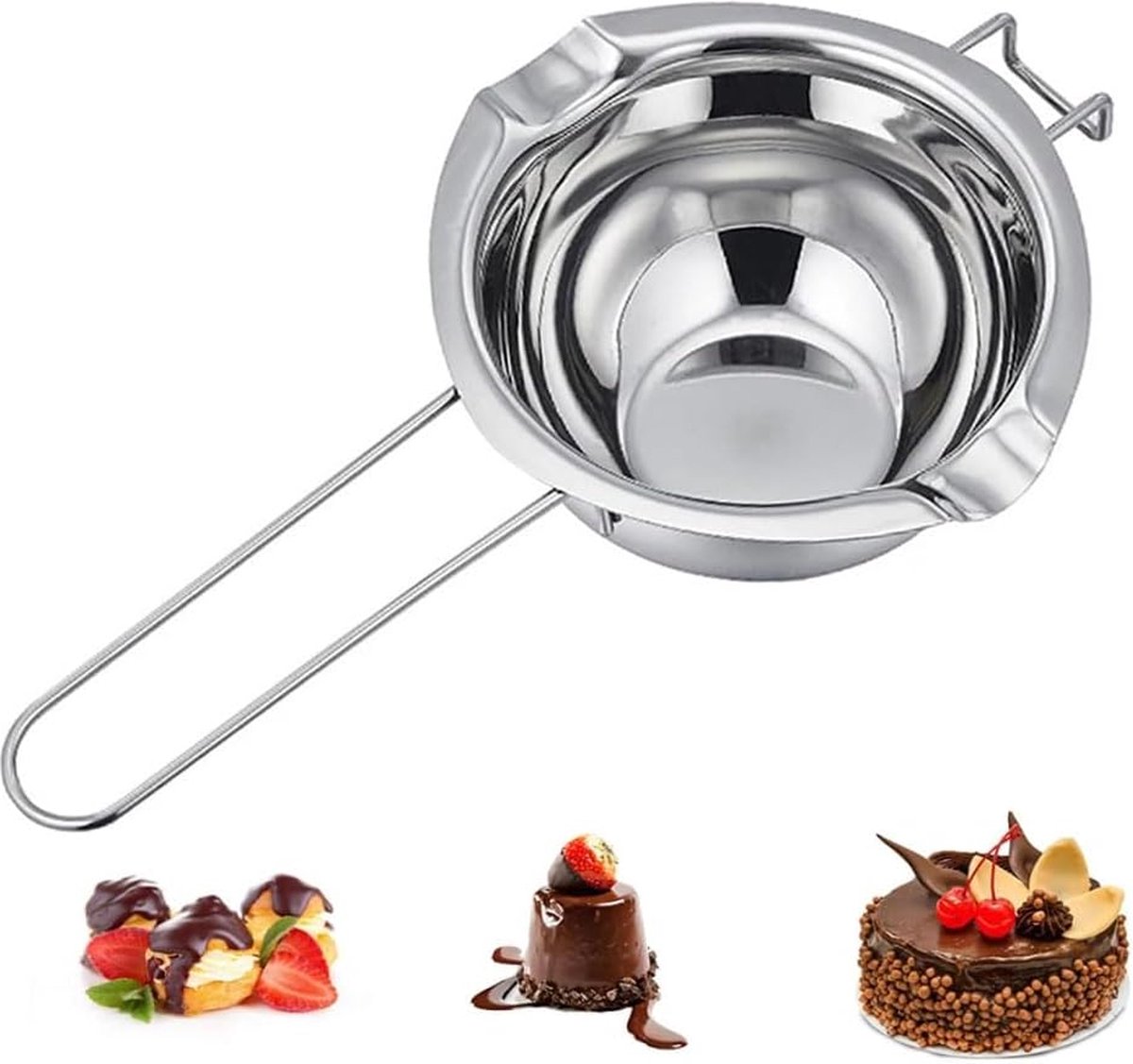   ® Veelzijdige Smeltpot voor Chocolade, Kaarsen, Suiker en Meer - 600 ml Capaciteit