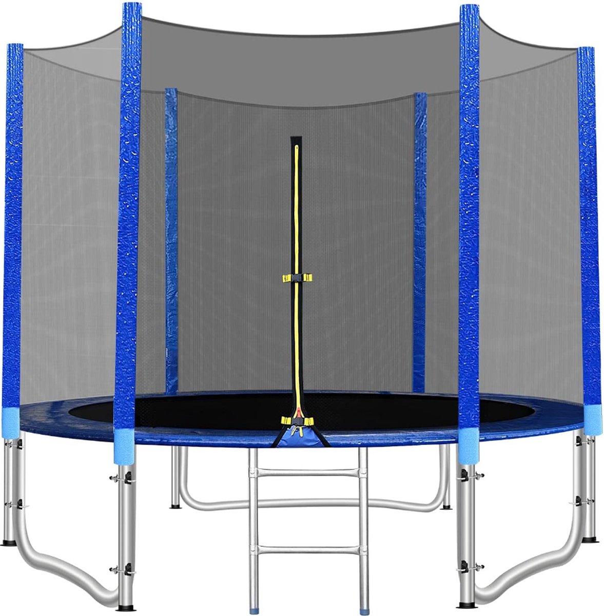 Luxiqo® Trampoline – Trampoline met Veiligheidsnet en Ladder – Trampoline Rond – Blauw – 366 cm