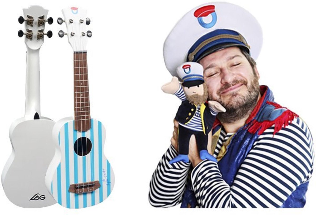 Kapitein Winokio Ukulele sopraan LAG + draagtasje