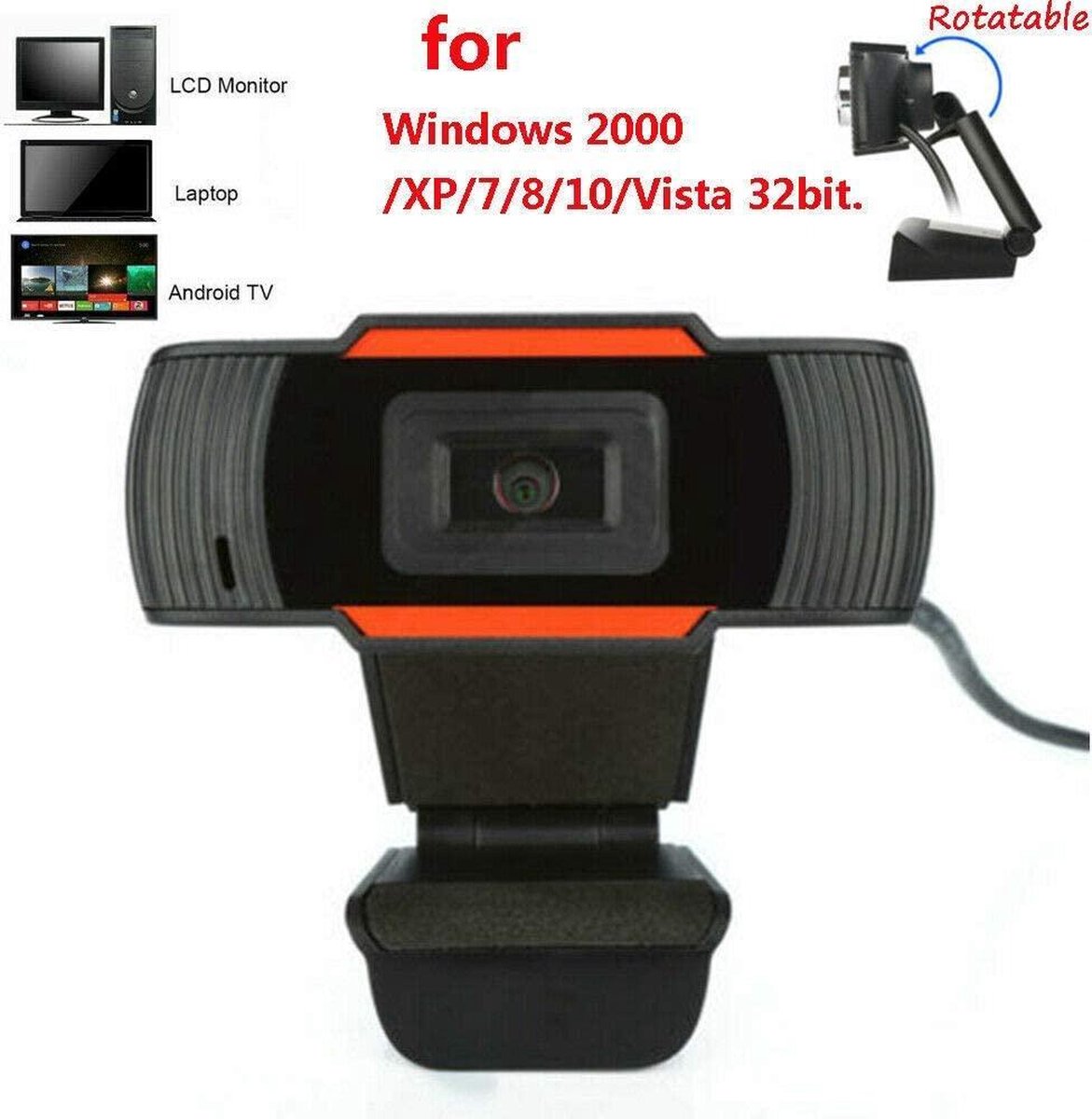 M&A webcam 1080P Full HD - Webcam voor PC Camera Web Cam Camera cover Laptop USB Webcam - Webcam voor Computer - Microfoon - Werk & Thuis - Windows