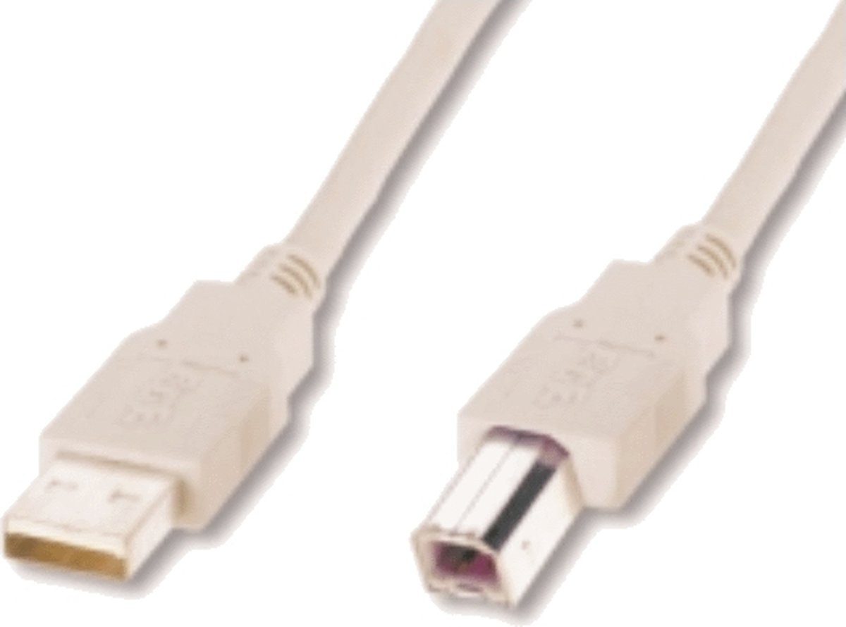 M-Cab 7001091 USB-kabel 5 m USB A USB B Grijs