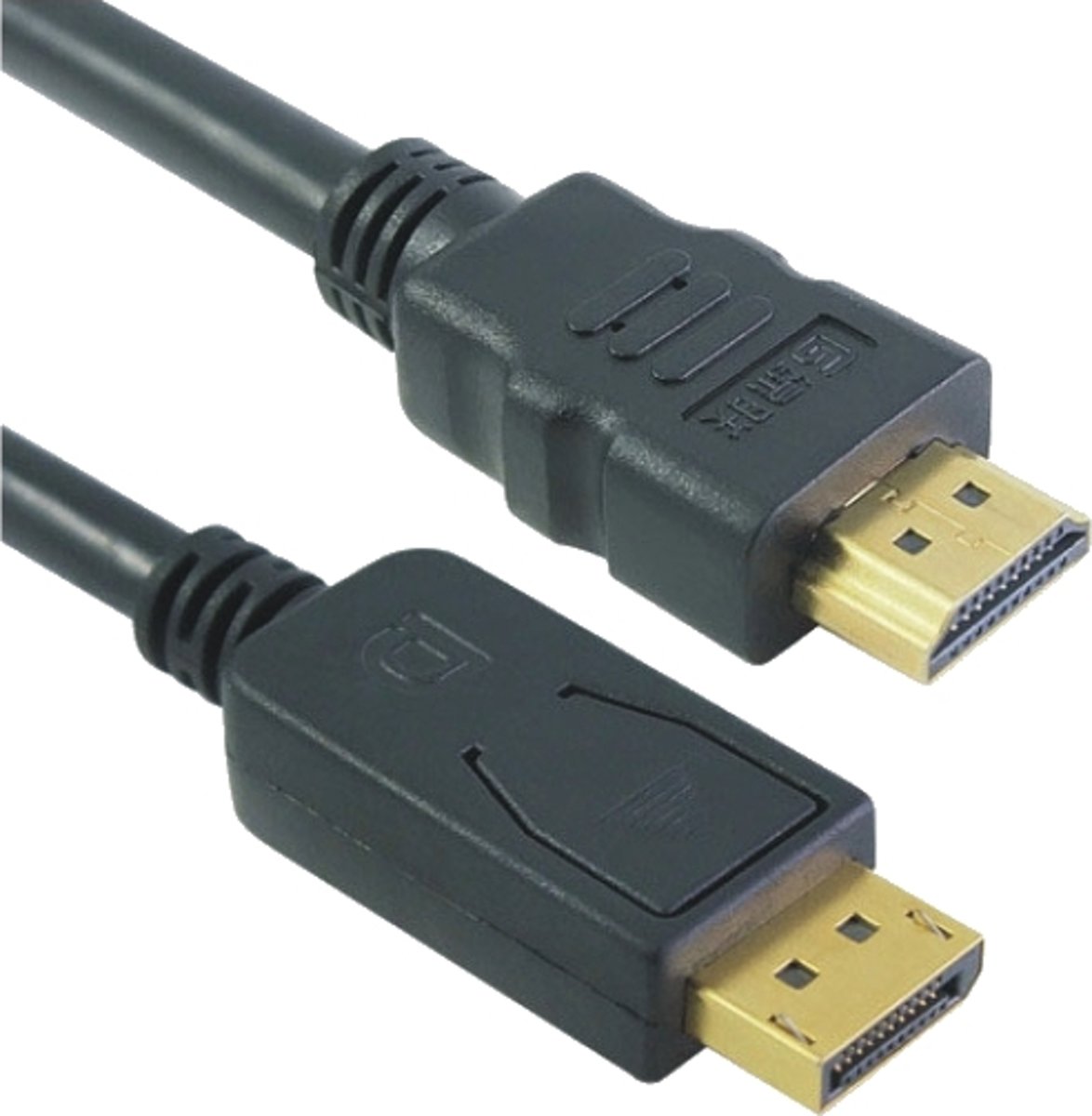 M-Cab 7003463 5m DisplayPort HDMI Zwart video kabel adapter