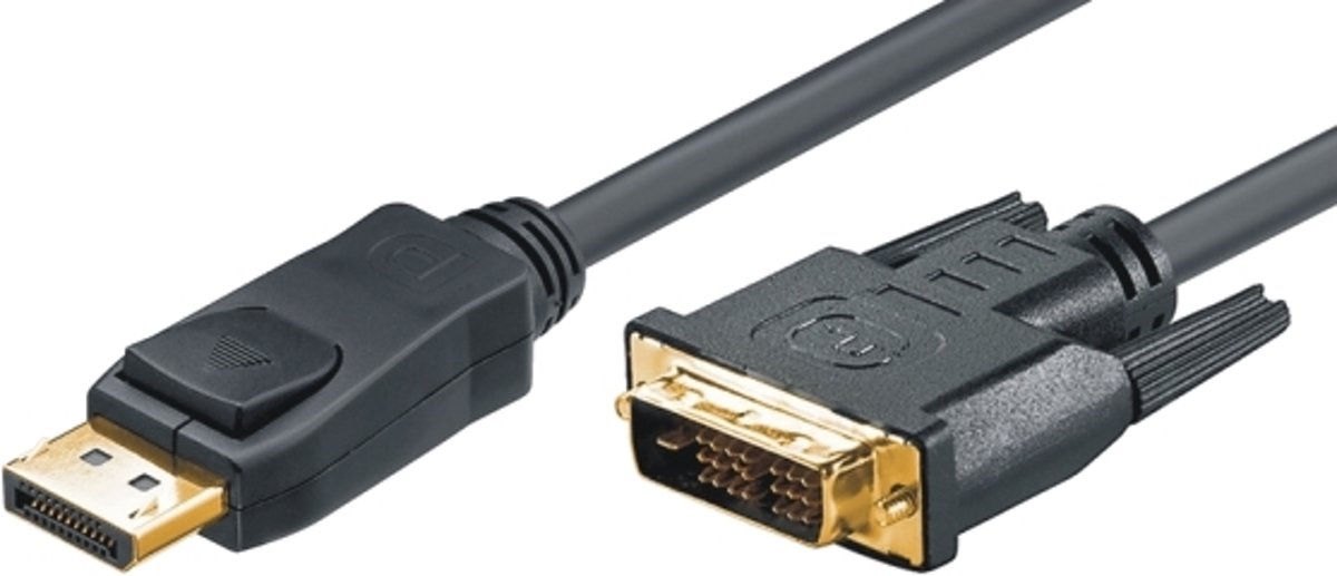 M-Cab 7003472 3m DisplayPort DVI Zwart video kabel adapter