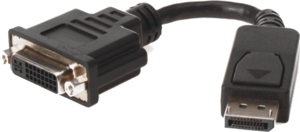 M-Cab 7003615 0.15m DisplayPort DVI Zwart video kabel adapter