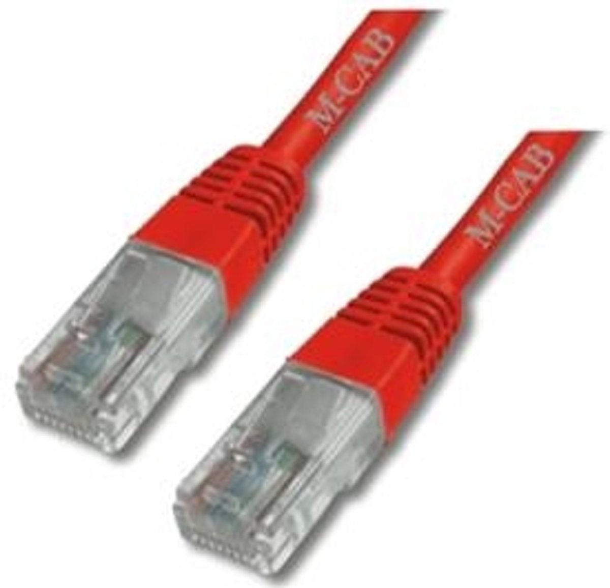 M-Cab CAT6 UTP, PIMF, AWG 26, 1.00m 1m Rood netwerkkabel