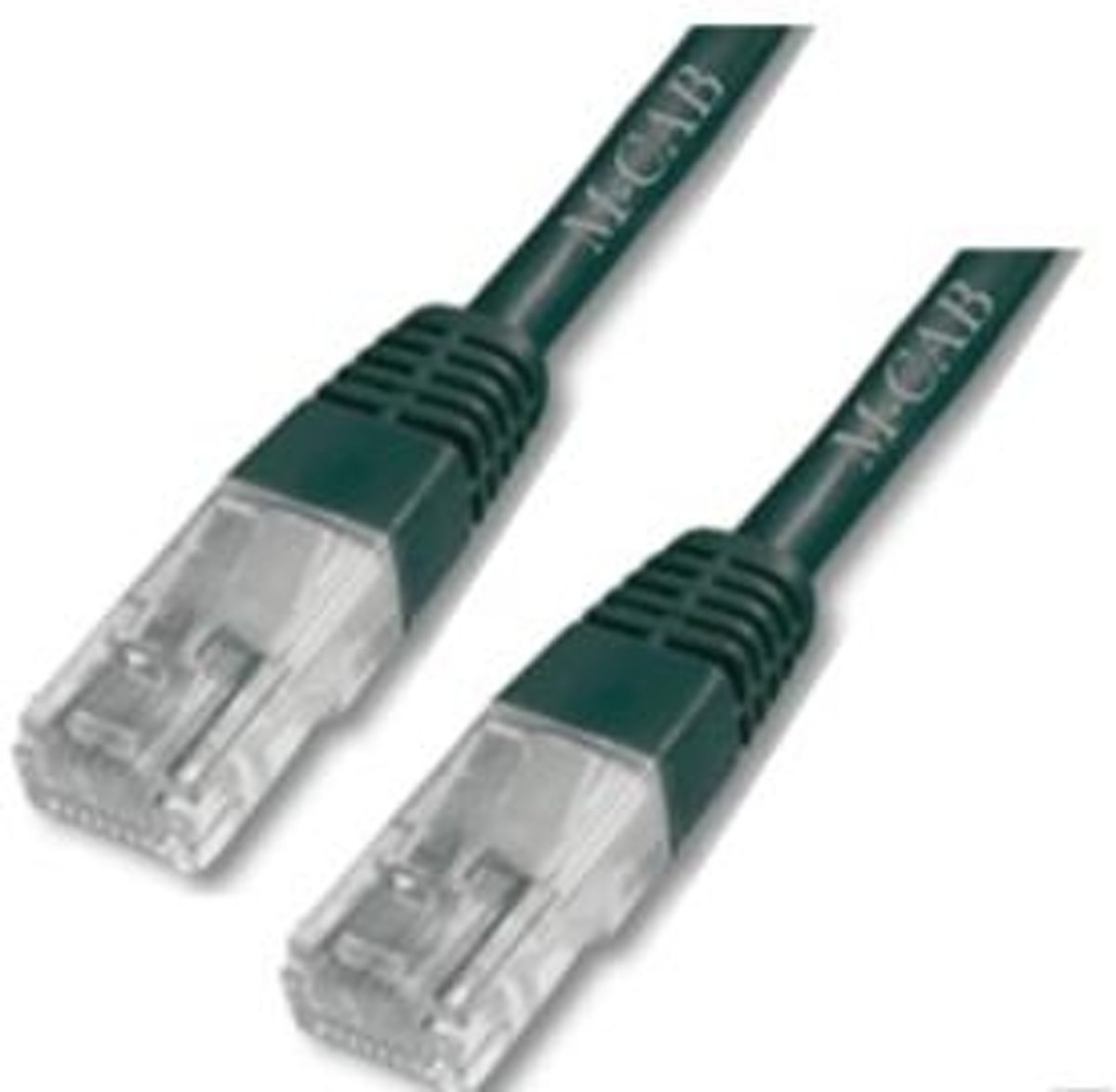 M-Cab CAT6 UTP, PVC, AWG 26, 3.00m Zwart 3m netwerkkabel