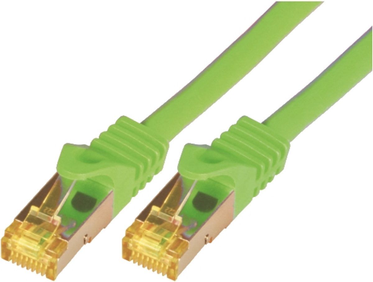 M-Cab RJ45 Patchkabel S/FTP, LSZH, CAT 7, wit, 1 meter