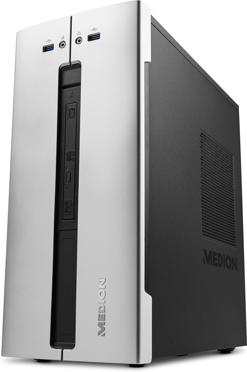 MEDION AKOYA E63001 9th gen Intel® Core™ i5 i5-9400 16 GB DDR4-SDRAM 1256 GB HDD+SSD Zilver PC