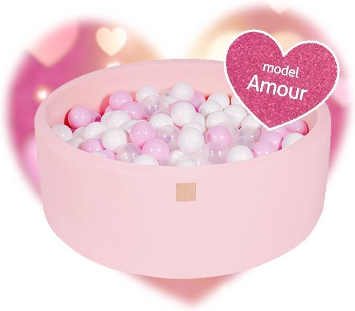 MeowBaby® Ballenbak Set met 250 ballen - Liefde set