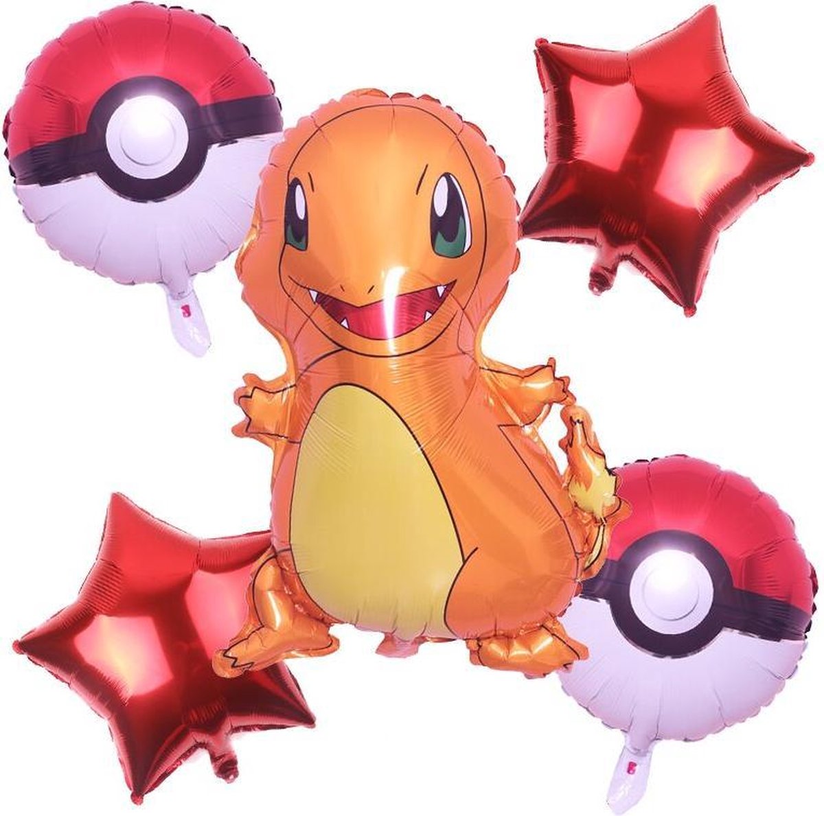 Ballonpakket Charmander Pokemon 5 stuks (92160)