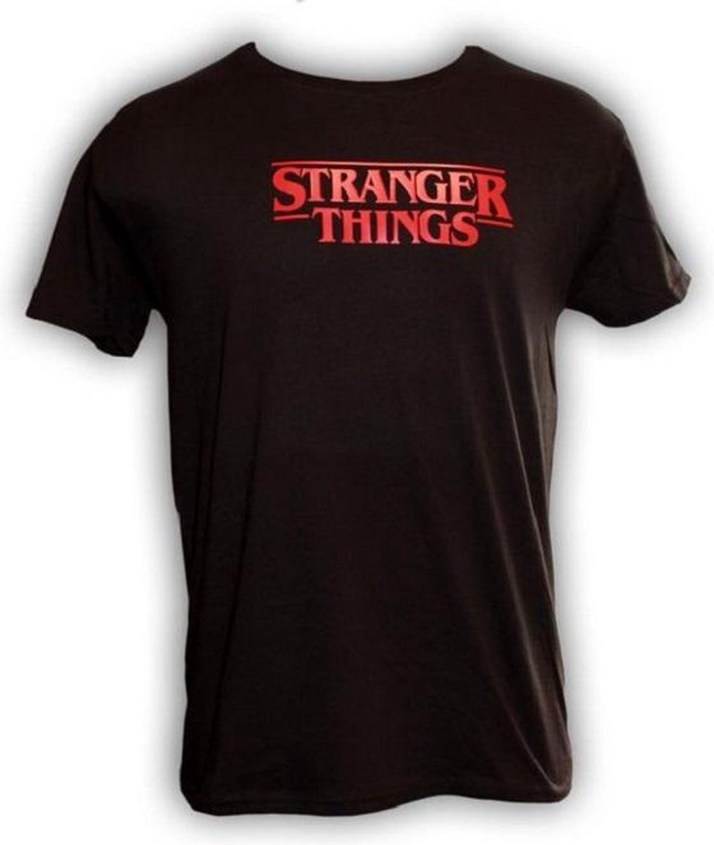 T-shirt Stranger Things maat L ronde hals (rood)