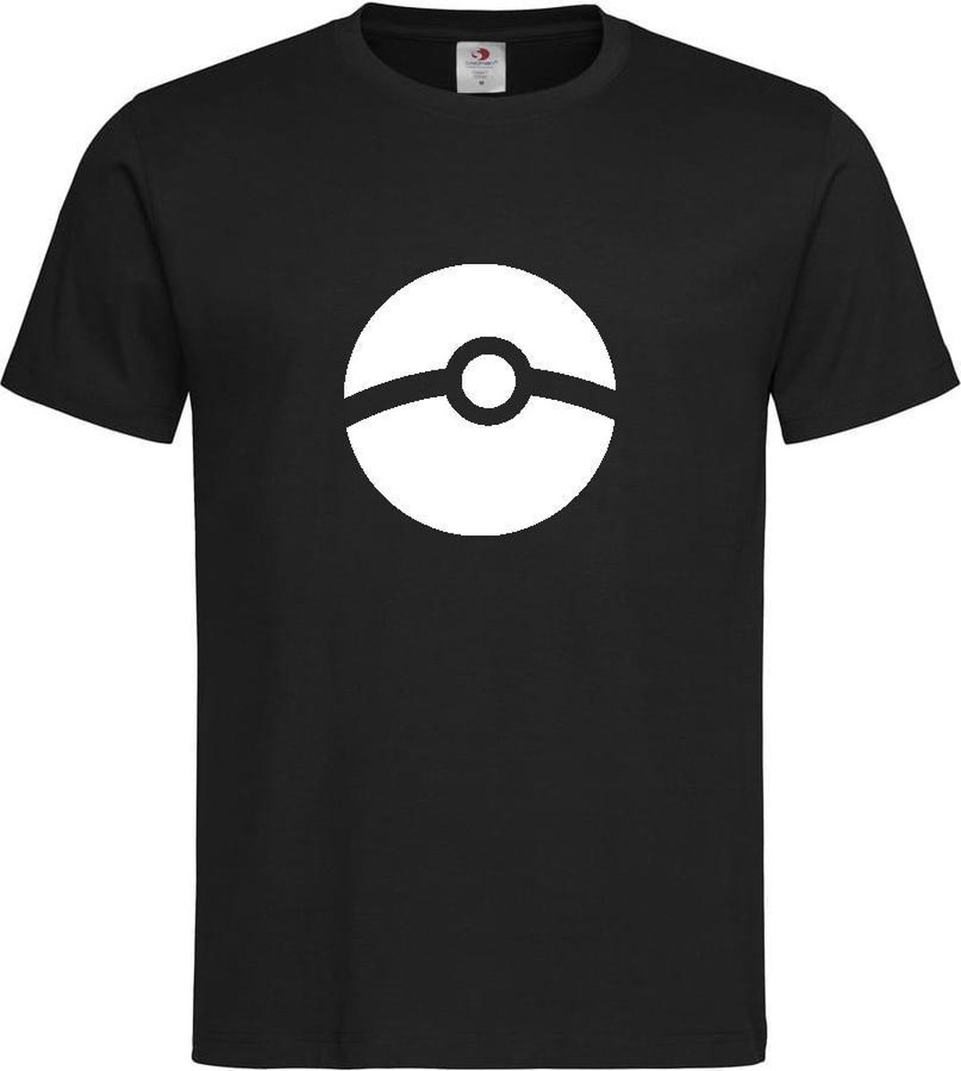 Zwart T-shirt Pokémon  Pokéball  Wit maat S