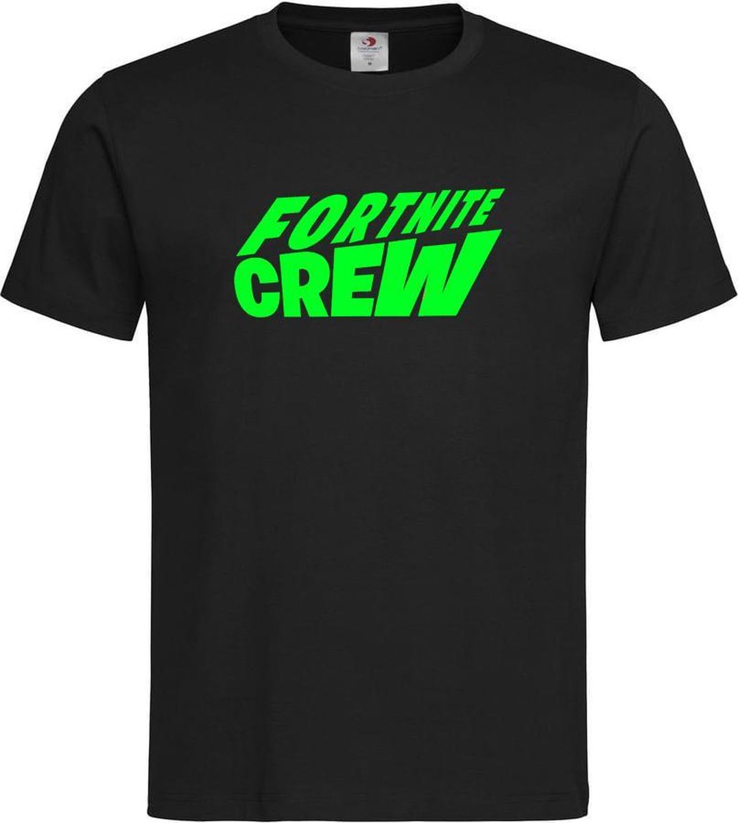 Zwart T shirt met Groen logo 