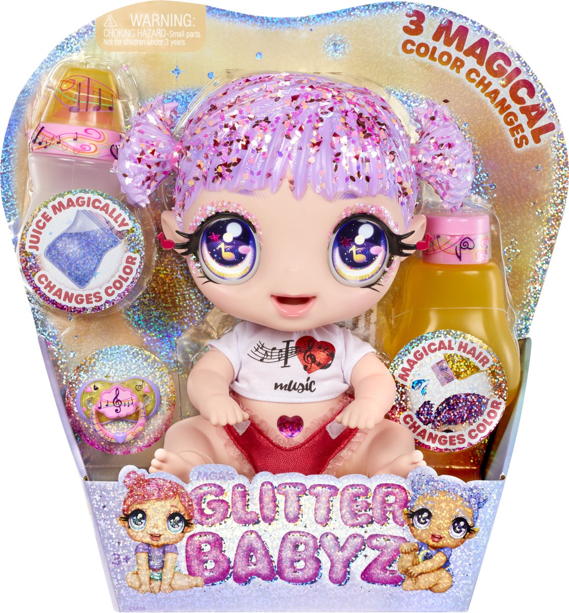 Glitter Babyz Doll Series 2 - Melody Highnote (Music)