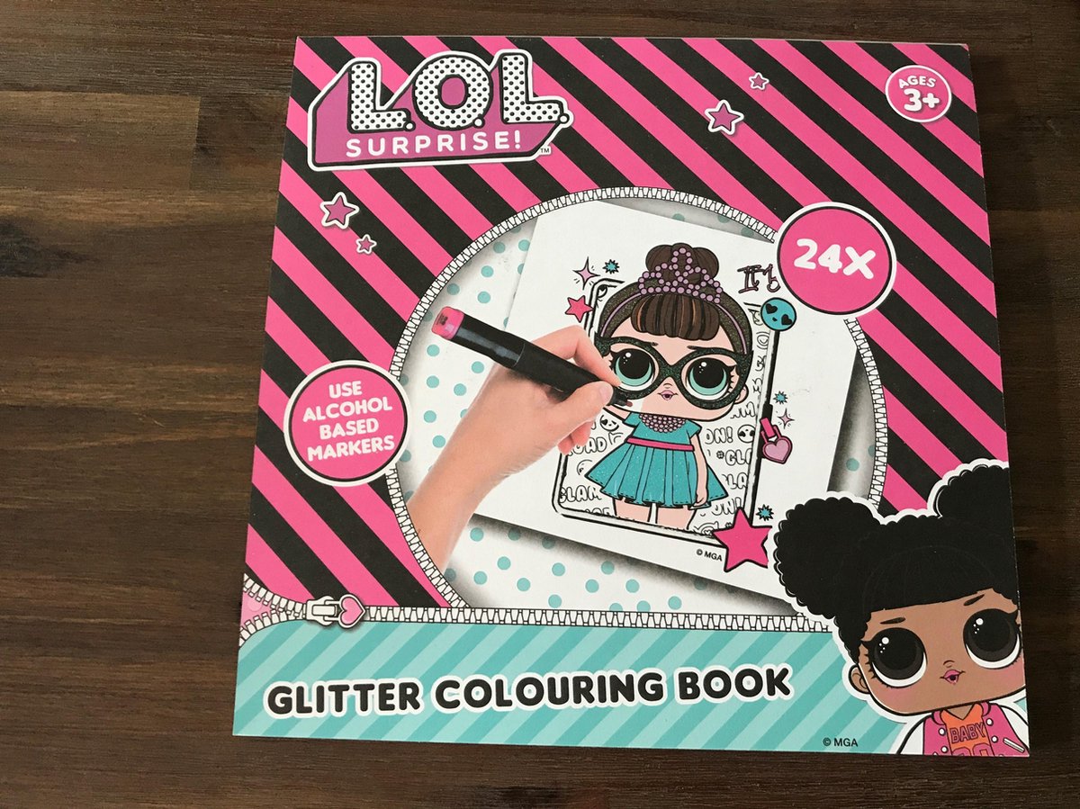 Kleurboek - Glitter - Glitter kleurboek - Kleuren