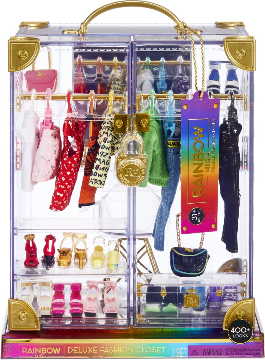 Rainbow High Fashion Closet Trunk Playset