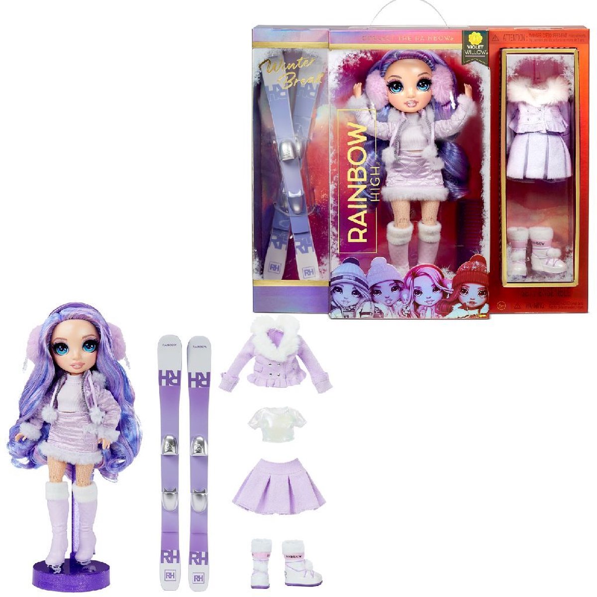 Rainbow High Fashion Winter Modepop Violet Willow