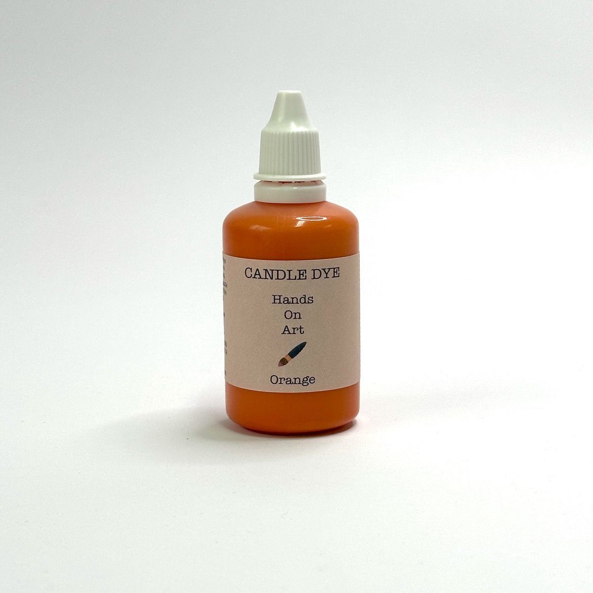  ® - Hands on art - Candle dye - Kleurstof voor kaarsvet - 20 ml - 1 fles - Hoog Geconcentreerd - Oranje