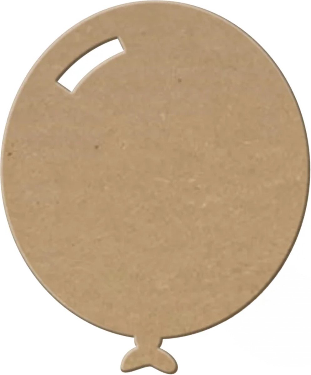 MDF Ballon, creatief, knutselen, deco, 3 stuks, 3mm mdf 37cm