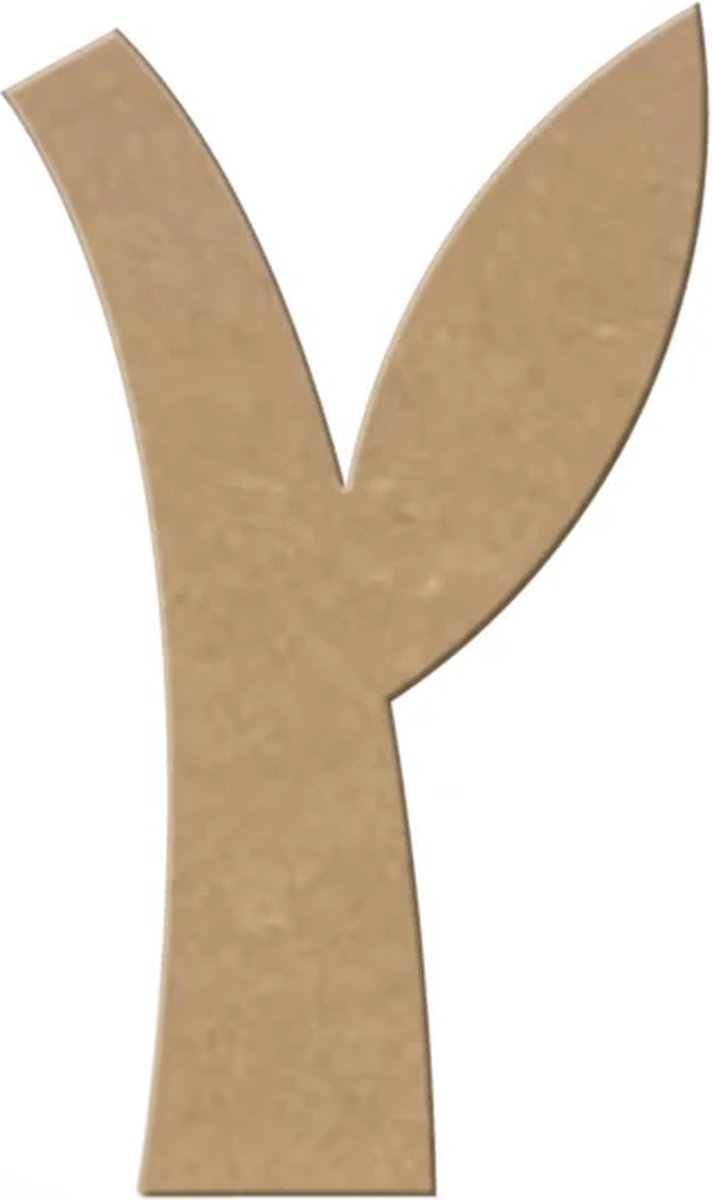 MDF Bloemstengel, creatief, knutselen, deco, 3 stuks, 3mm mdf 37cm