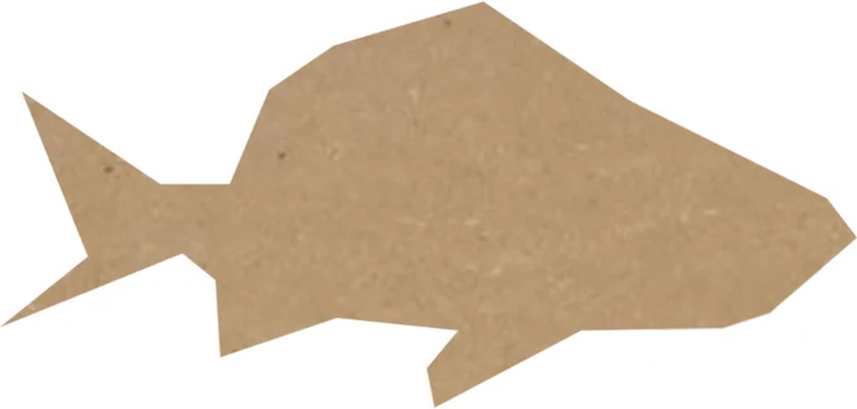 MDF Haai, creatief, knutselen, deco, 3 stuks, 3mm mdf 37cm