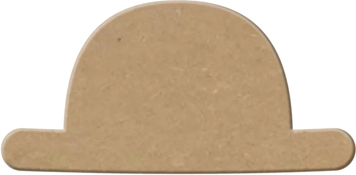 MDF Hoed, creatief, knutselen, deco, 3 stuks, 3mm mdf 37cm