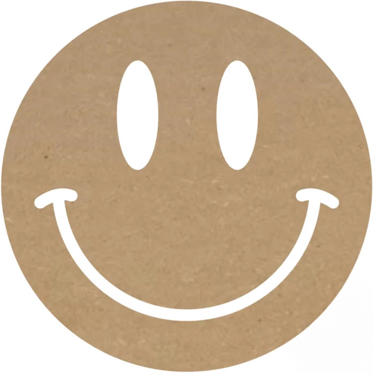 MDF Smiley, creatief, knutselen, deco, 3 stuks, 3mm mdf 37cm
