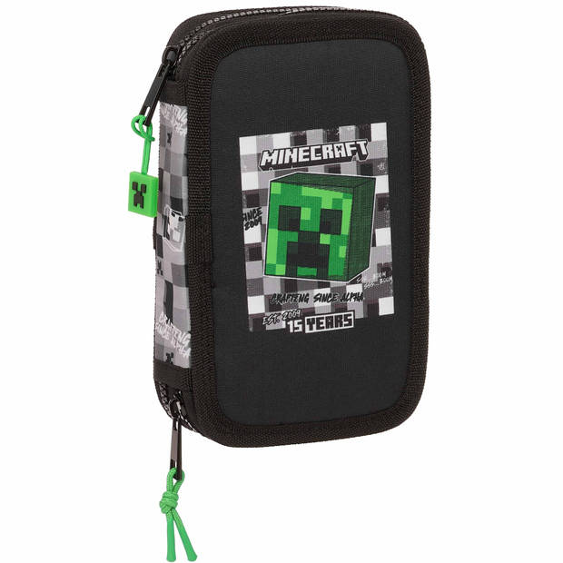 Minecraft Gevuld Etui, Anniversary - 28 st. - 19,5 x 12,5 x 4 cm - Polyester