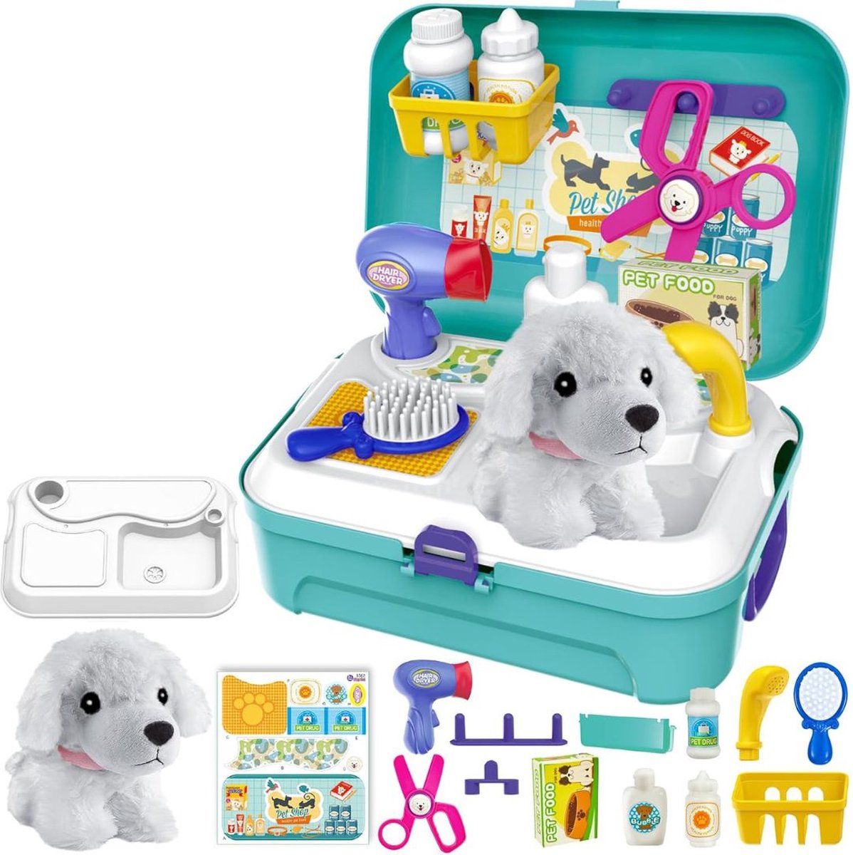   Dokterset Speelgoed - Kinderspeelgoed voor Jongens en Meisjes - Vanaf 2 Jaar - Dierenarts Speelgoed - Groen