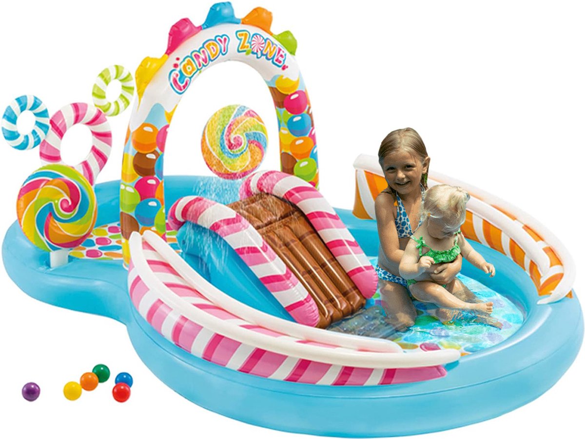   Kinderzwembad met   - Speelzwembad - Kinder Opblaas Zwembad