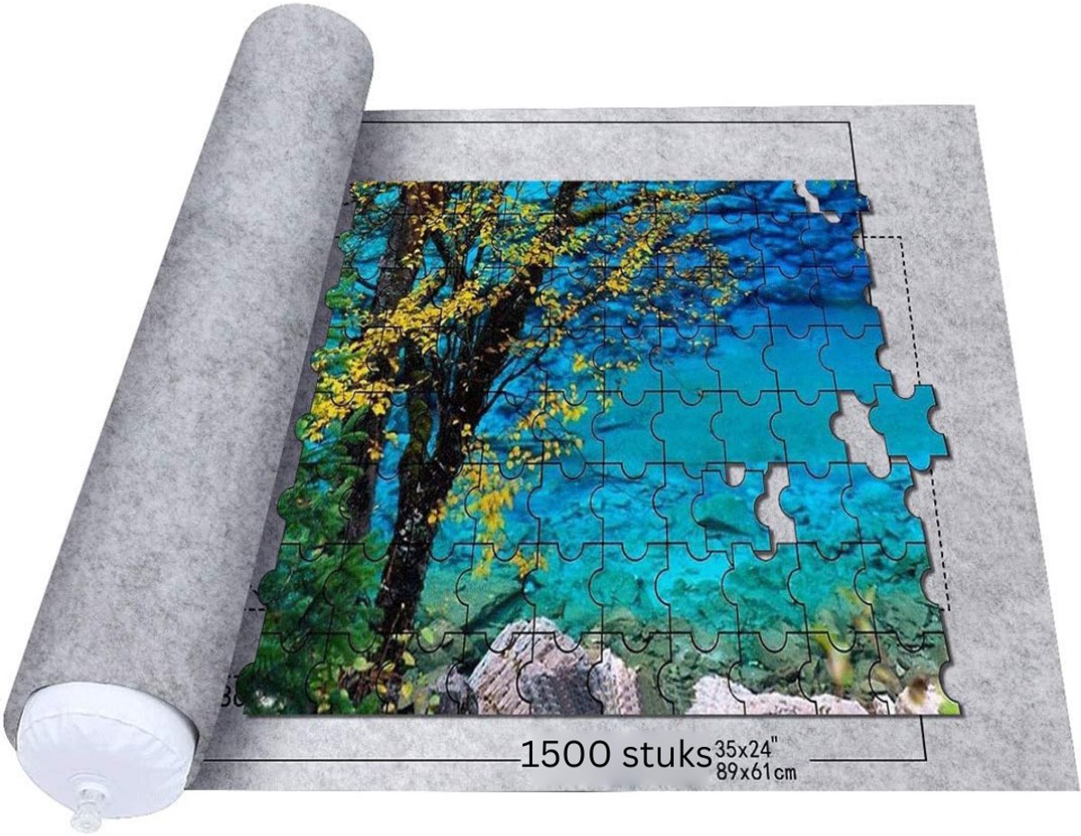   Puzzeltafel - Puzzelmat - Puzzelmap - Puzzelbord - Grijs