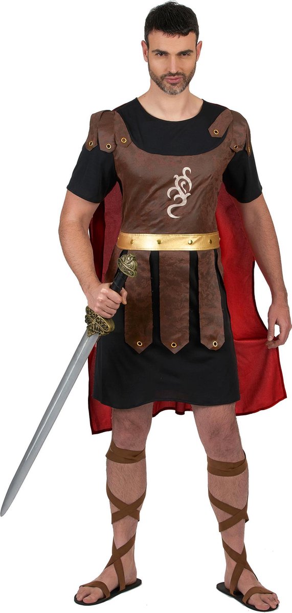 MODAT - Gladiator strijder kostuum voor mannen - M/L - Volwassenen kostuums