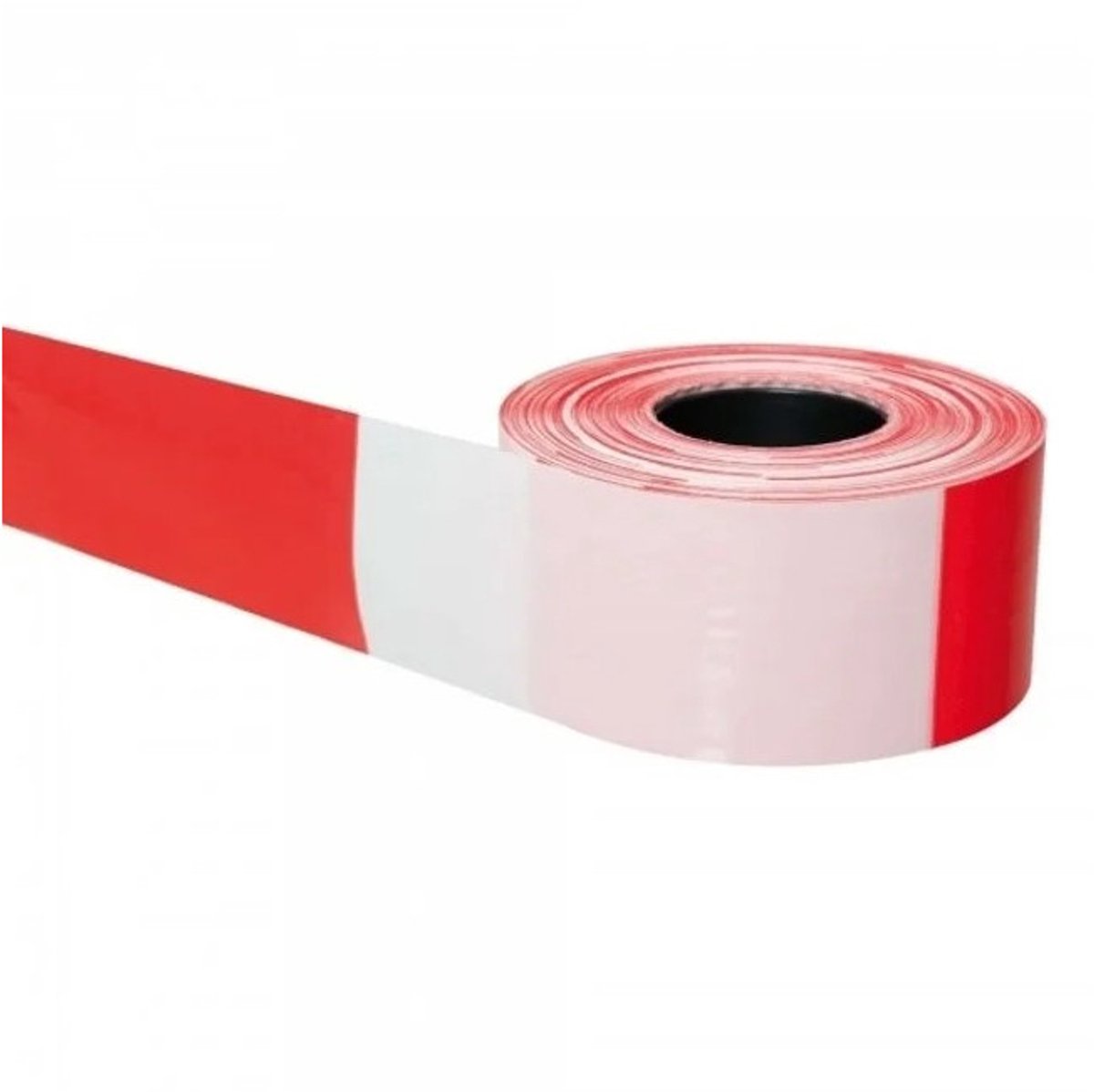   afzetlint - 80 mm - 500 m - rood wit Rood, wit