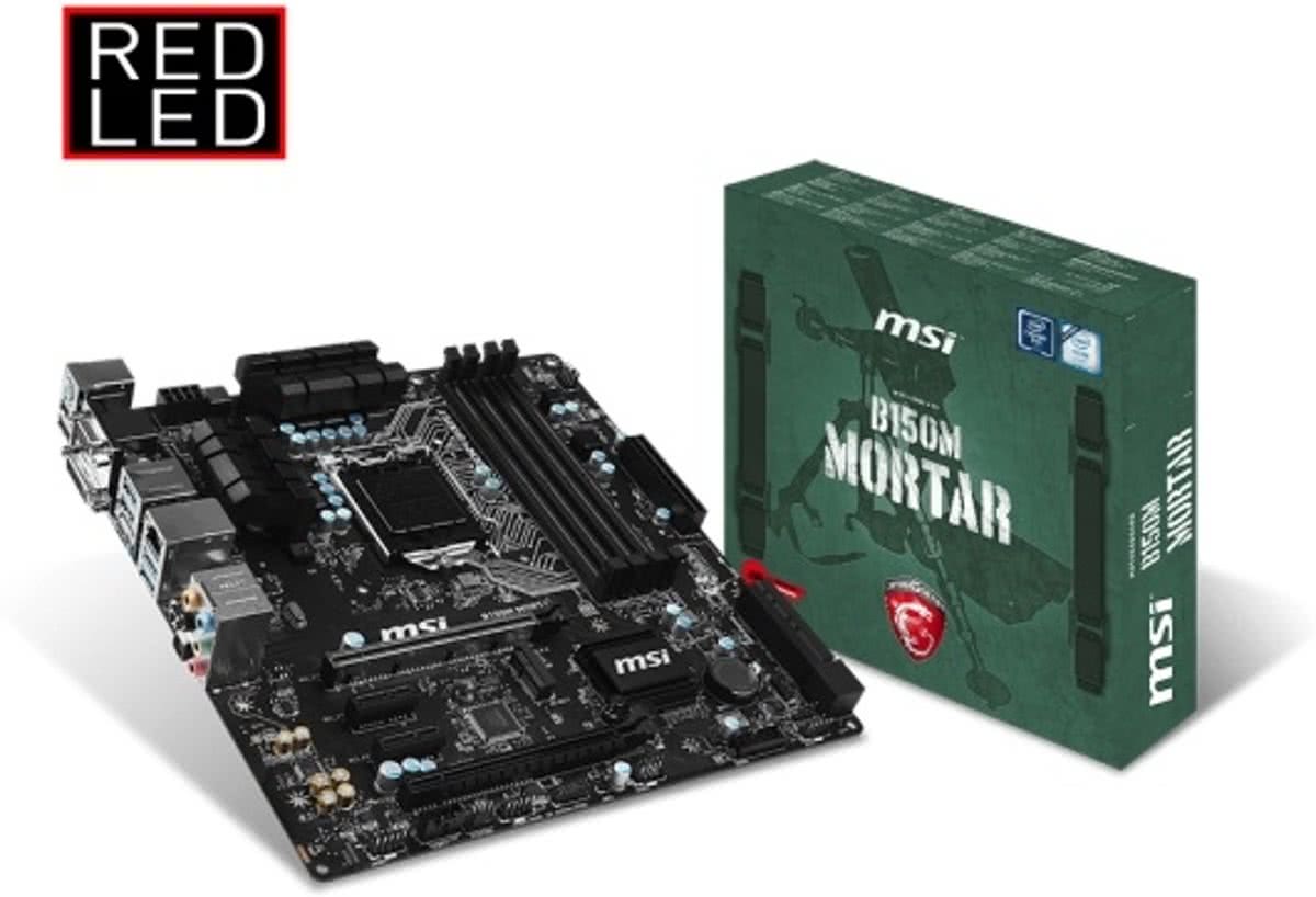 MSI B150M MORTAR Intel B150 LGA 1151 (Socket H4) Micro ATX moederbord