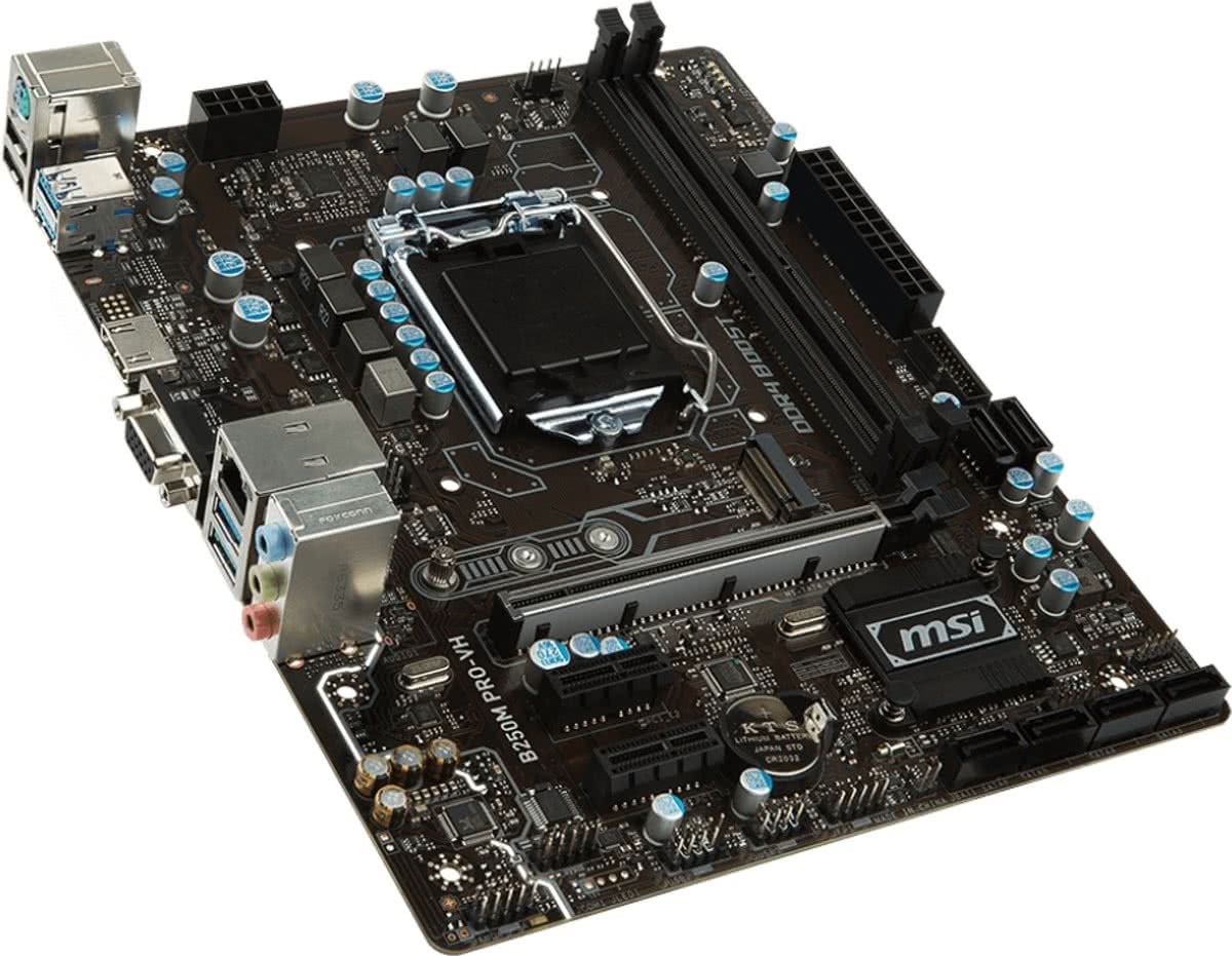 MSI B250M PRO-VH Intel B250 LGA 1151 (Socket H4) Micro ATX moederbord