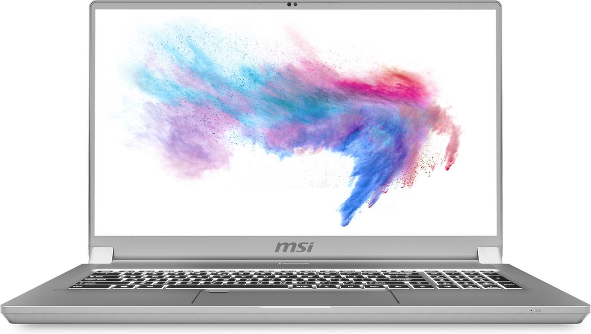 MSI Creator 17 A10SF-205NL Notebook Grijs 43,9 cm (17.3) 3840 x 2160 Pixels Intel® 10de generatie Core™ i7 32 GB DDR4-SDRAM 1000 GB SSD NVIDIA® GeForce RTX™ 2070 Wi-Fi 6 (802.11ax) Windows 10 Pro