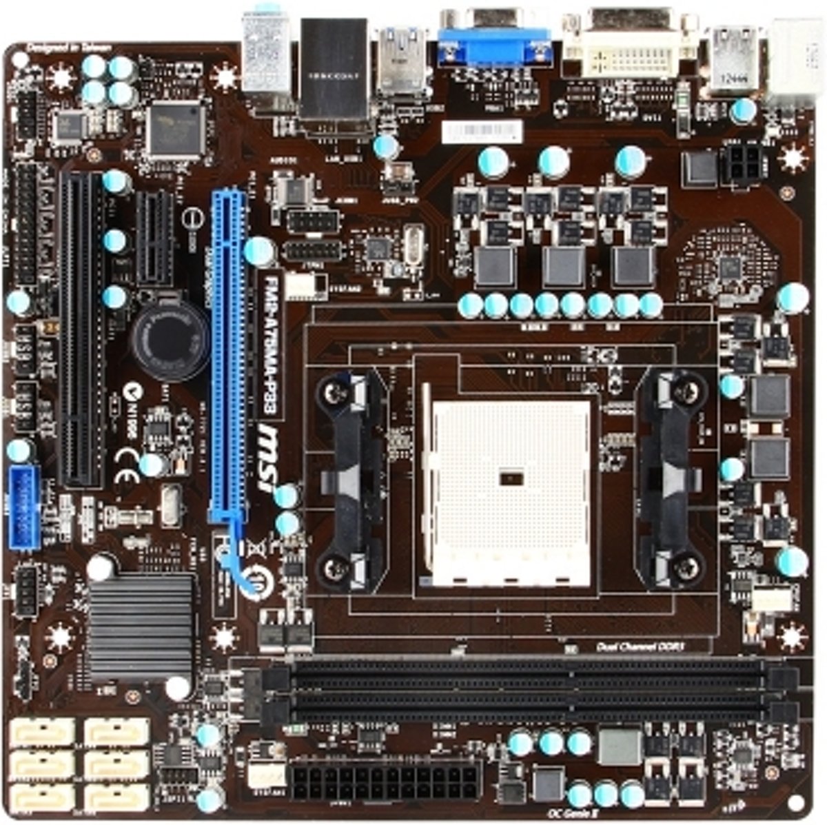 MSI FM2-A75MA-P33 AMD A75 Socket FM2 microATX moederbord