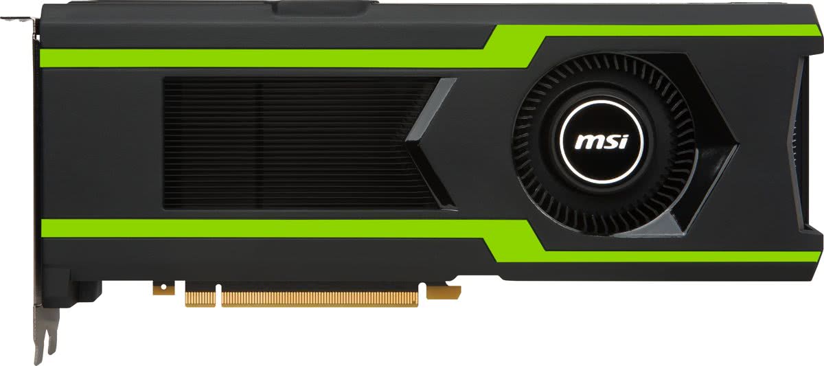 MSI GEFORCE GTX 1080 Ti Aero OC - 11GB - GDDR5X videokaart