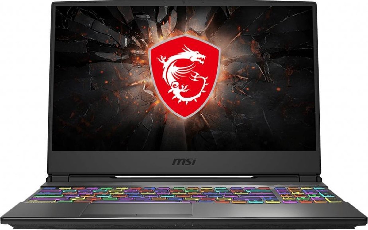 MSI Gaming GP65 9SD-022BE Leopard Notebook Zwart 39,6 cm (15.6) 1920 x 1080 Pixels Intel® 9de generatie Core™ i7 16 GB DDR4-SDRAM 1256 GB HDD+SSD NVIDIA® GeForce® GTX 1660 Ti Wi-Fi 5 (802.11ac) Windows 10 Home