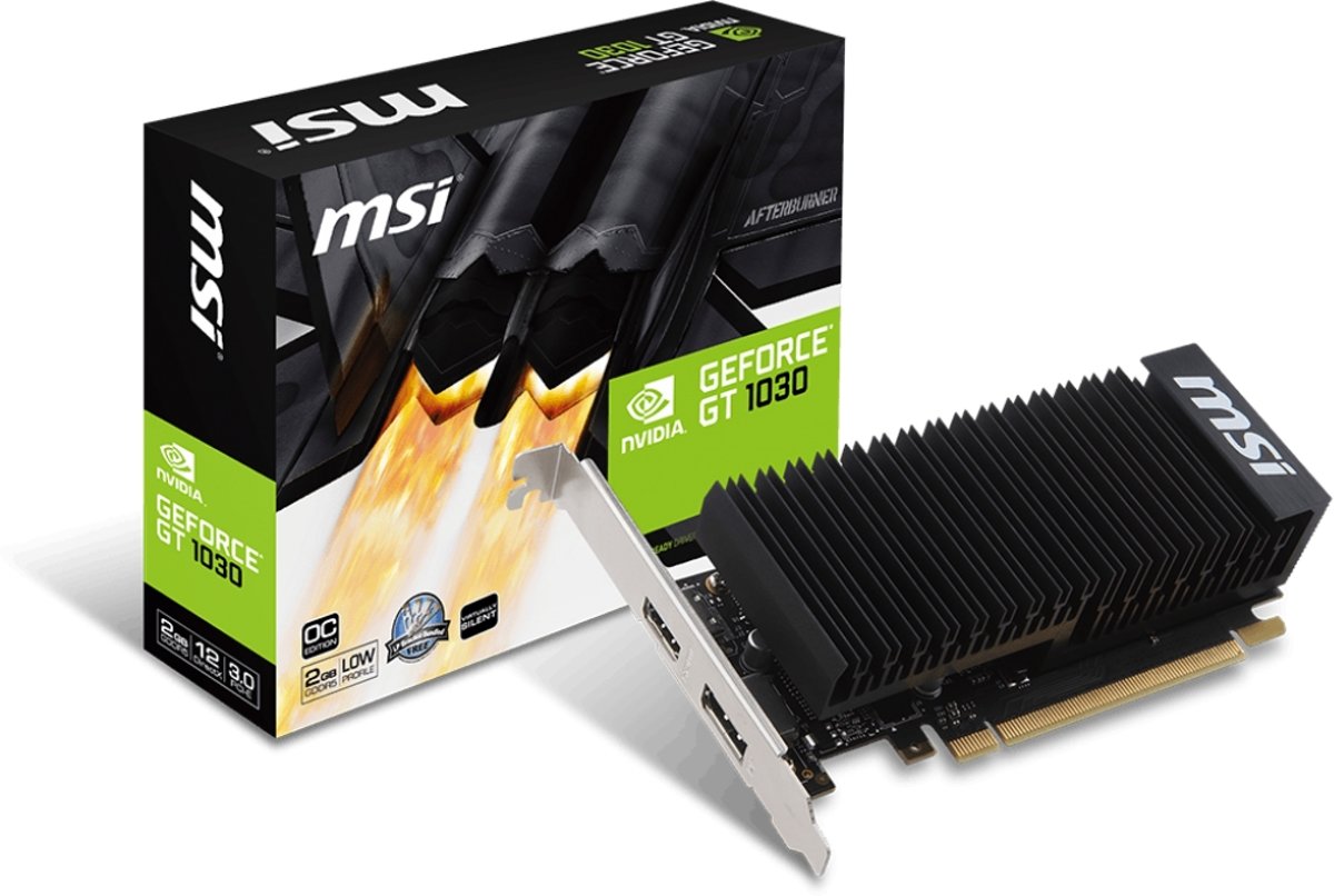 MSI GeForce GT 1030 2GH LP OC GeForce GT 1030 2GB GDDR5