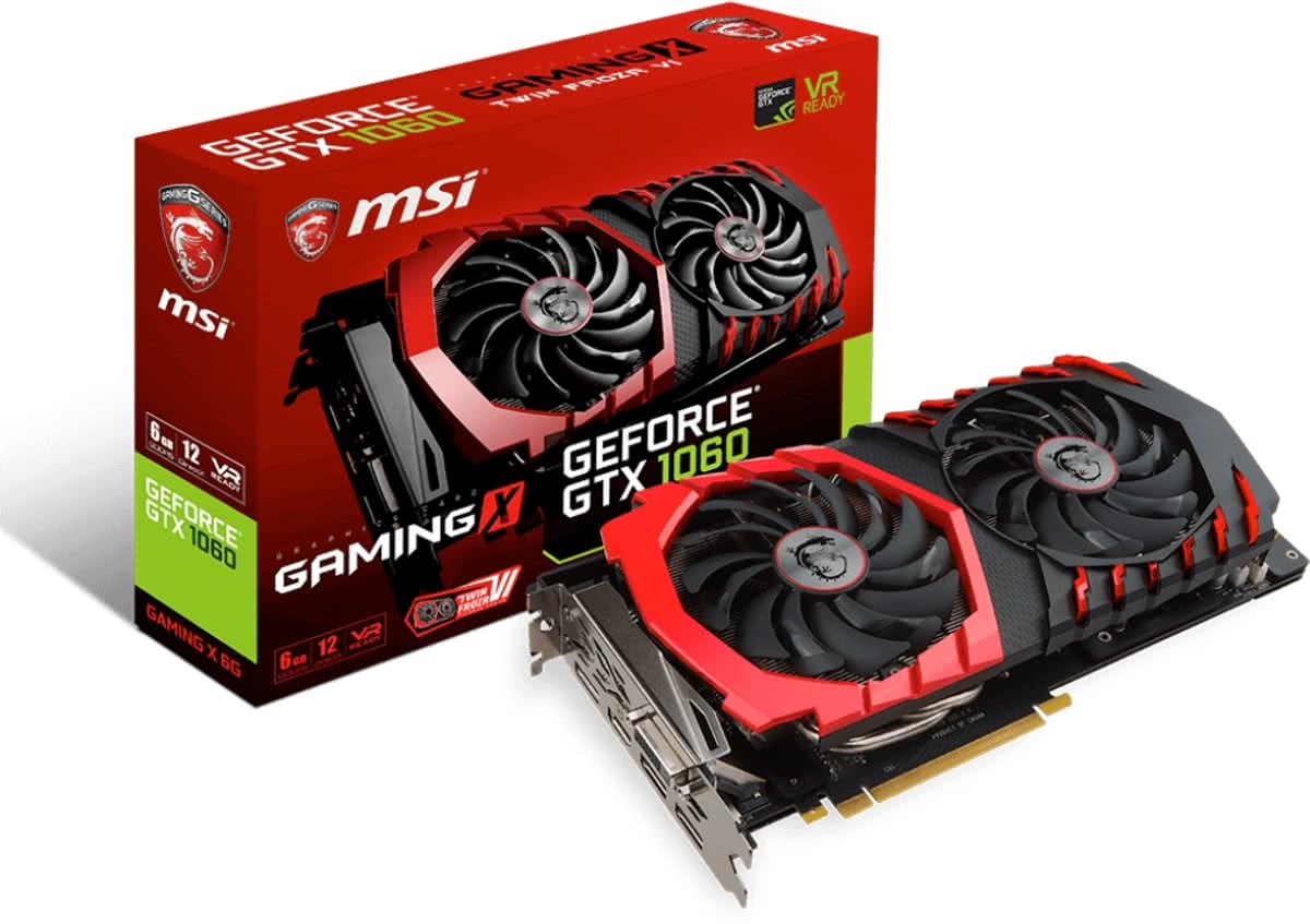 MSI GeForce GTX 1060 GAMING X 6G GeForce GTX 1060 6GB GDDR5