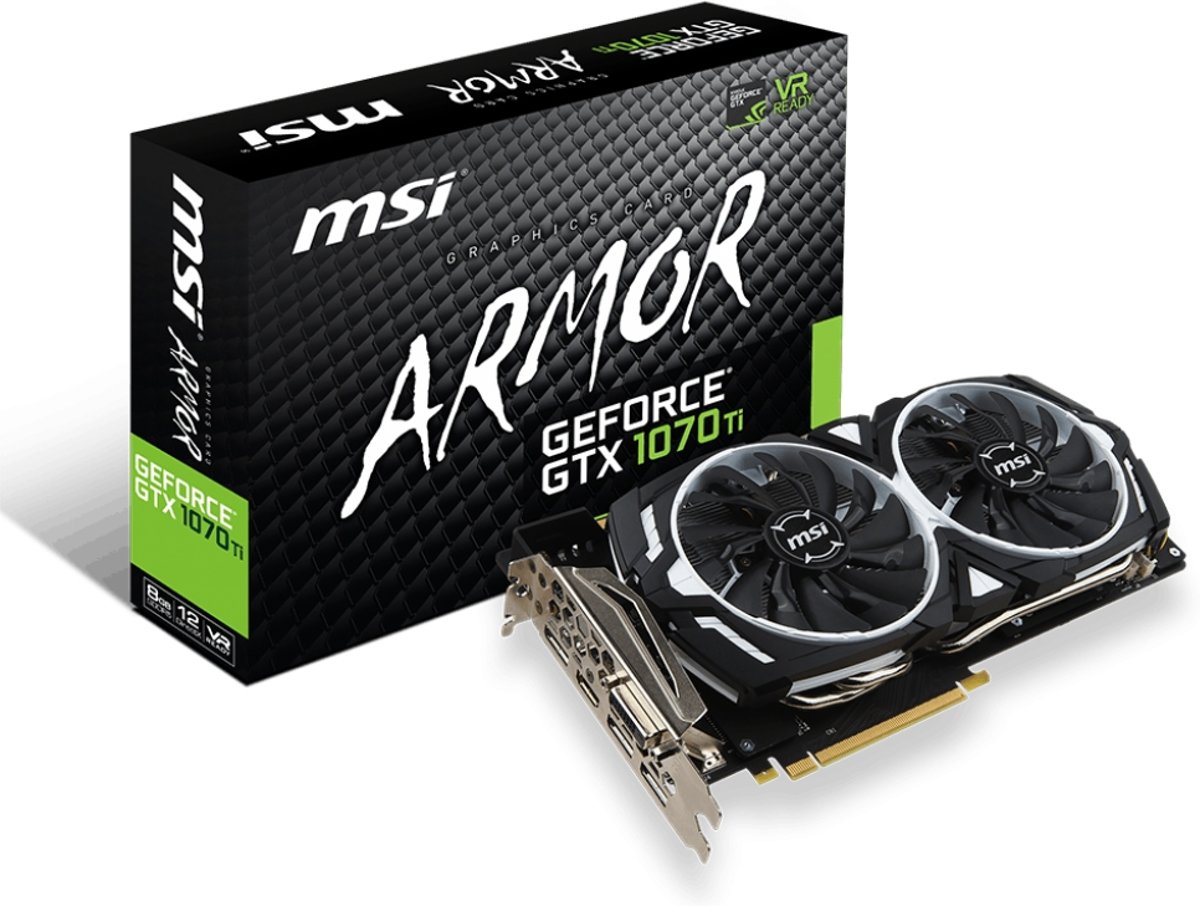 MSI GeForce GTX 1070 Ti ARMOR 8G 8GB GDDR5