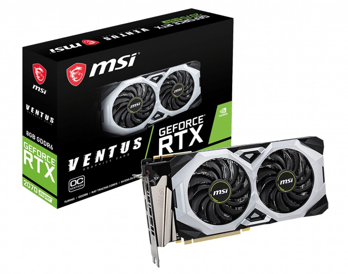 MSI GeForce RTX 2070 SUPER VENTUS 8G OC